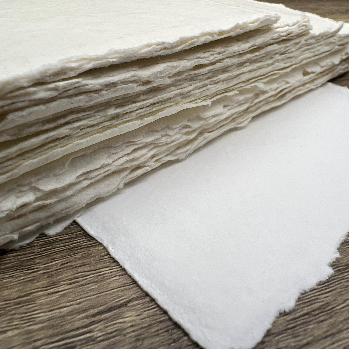 Ivory 150gsm Handmade Cotton Paper (Set of 10)