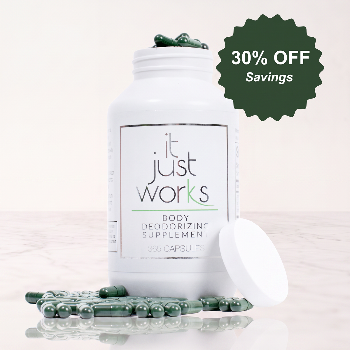Body Deodorizing Supplement | Sustainable 365 Mega Bottle
