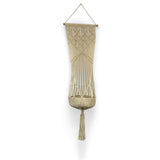 macrame toy hanging basket