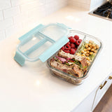 Glass Bento Box - 3 Sections (Vanilla)