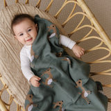 Whimsy Collection - Luxury 100% Cotton Knit Swaddle Baby Blanket