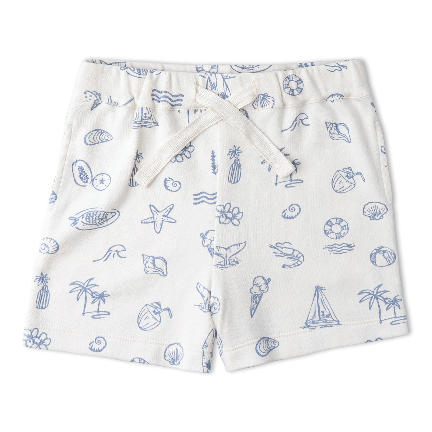 Organic Tee & Shorts Set - Coastal