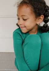 Boys and Girls Soft Organic Cotton Snug Fit Pajama Sets   | Smurf Blue