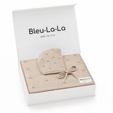 Organic Pointelle Swaddle Blanket + Hat Gift Set