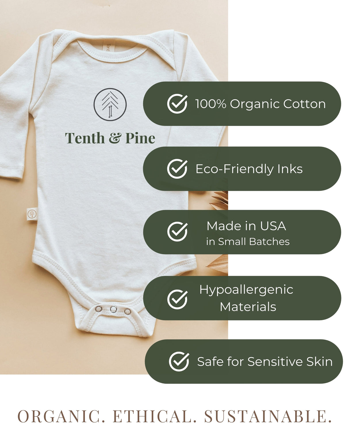 Mama is my Bestie Organic Baby Bodysuit