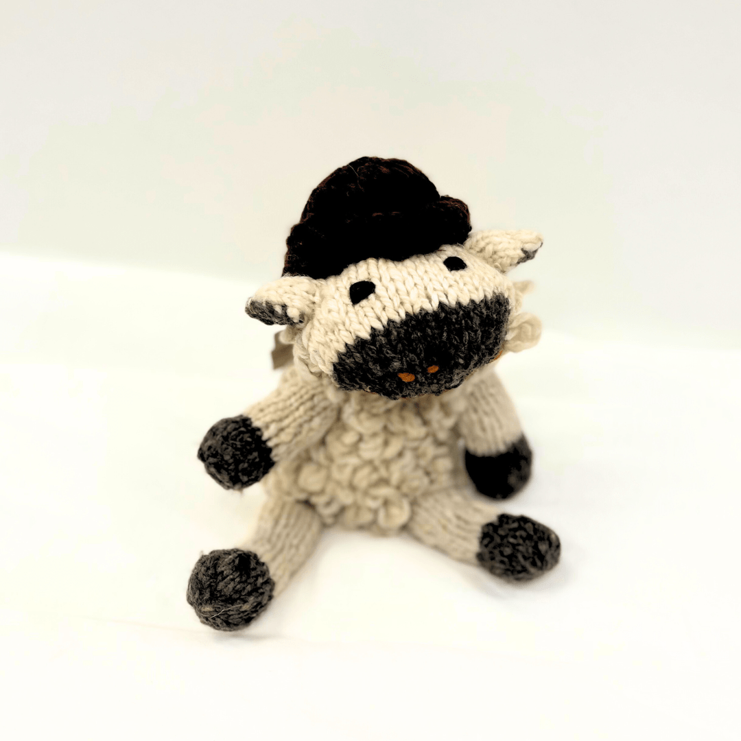 Wool Knit Buddy  | Sawyer the Sheep