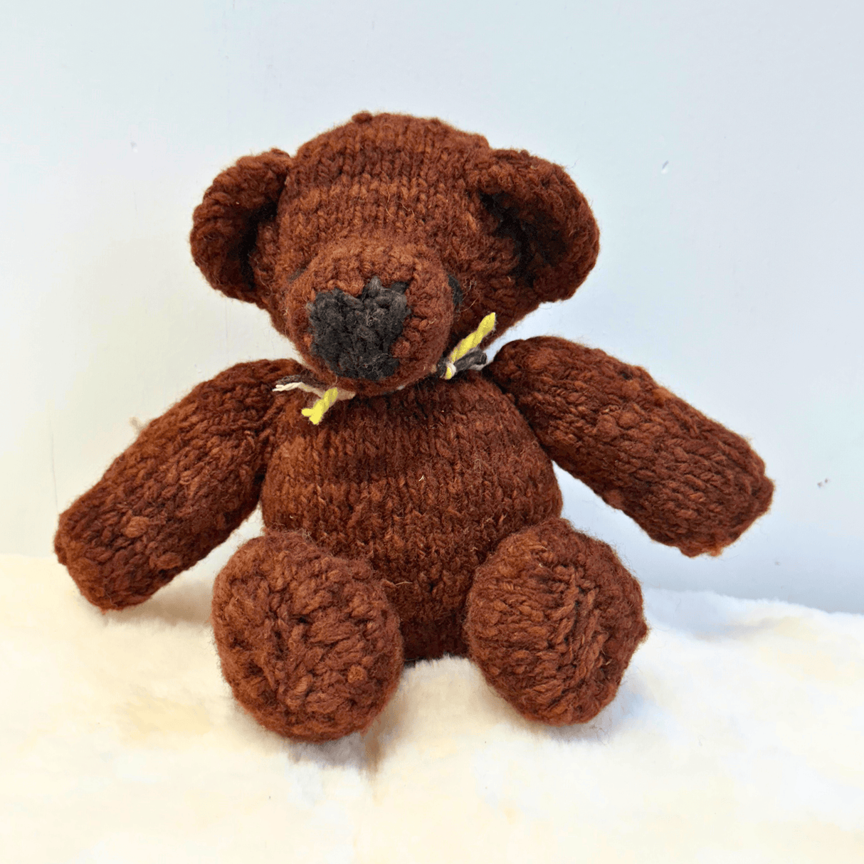 Wool Knit Buddy  | Bree the Brown Bear