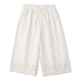 Organic Eyelet Top And Pant Set - Ivory Eyelet