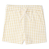 Organic Collar Tee & Shorts Set - Dotty Gingham