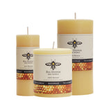 100% Pure Beeswax Pillar Candles (Multiple Colors)