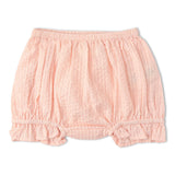 Organic Smocked Top And Bloomer Set - Blush