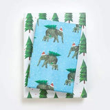 Elephant Tree • Double-Sided Eco Wrapping Paper • Holiday Edition