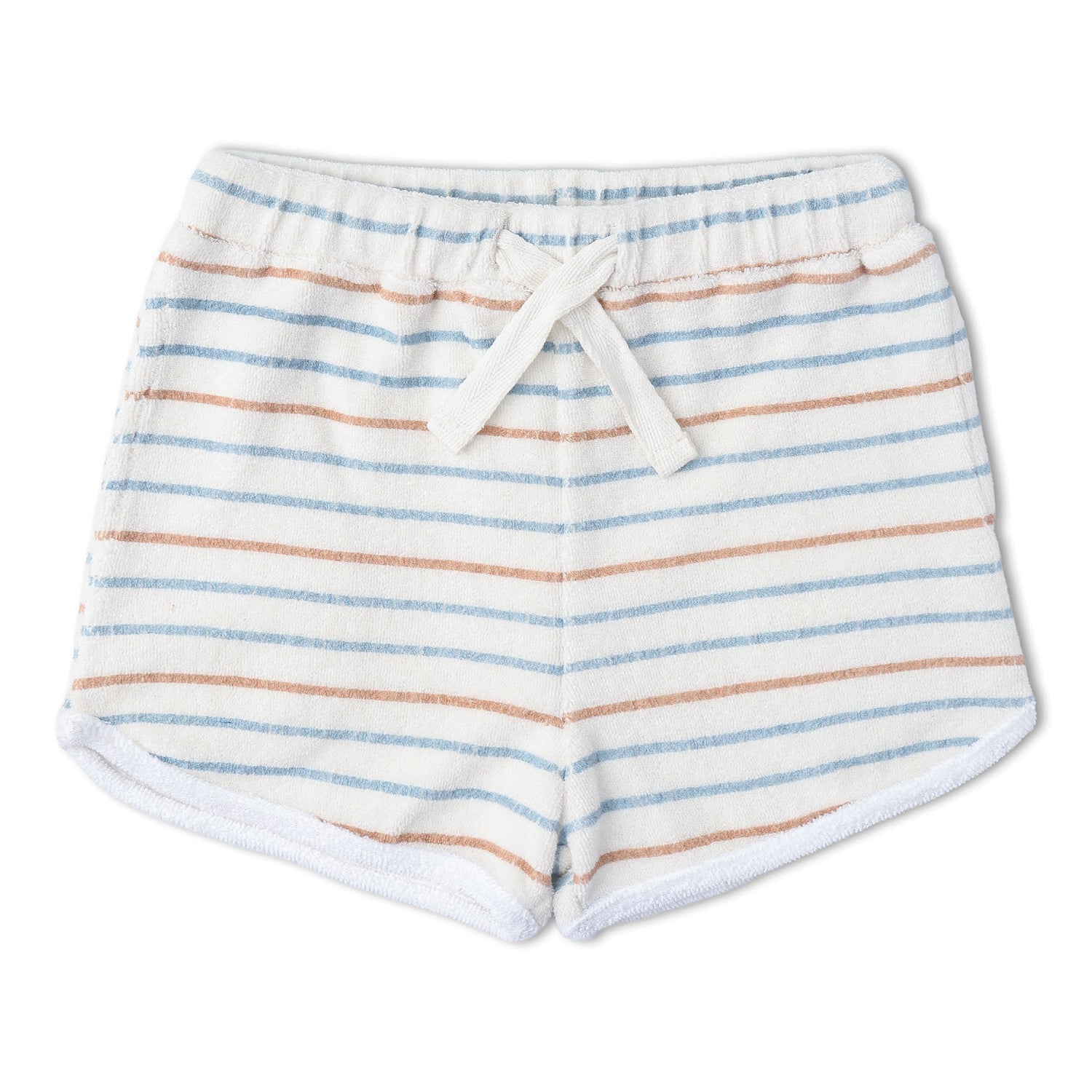 Organic Sleeveless Tee & Shorts Set - Cabana Stripes