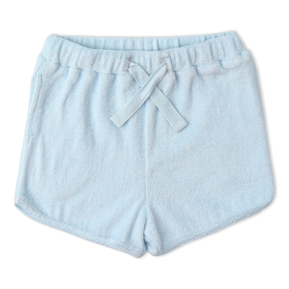 Organic Sleeveless Tee & Shorts Set - Light Blue