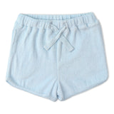 Organic Sleeveless Tee & Shorts Set - Light Blue