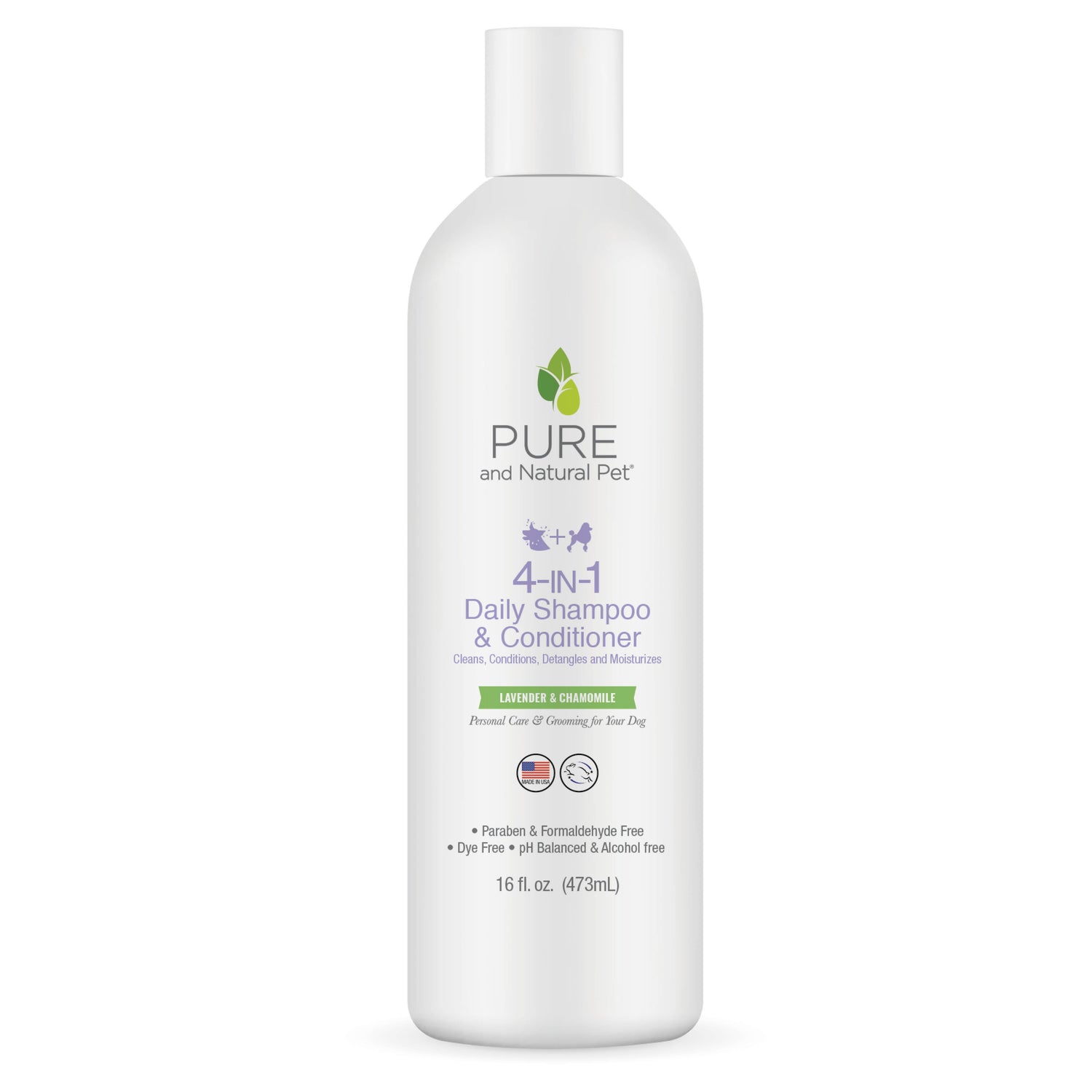 4-in-1 Daily Shampoo & Conditioner (Lavender & Chamomile)
