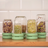 Reusable Silicone Sprouting Lids | Mason Jar Sprout Kit