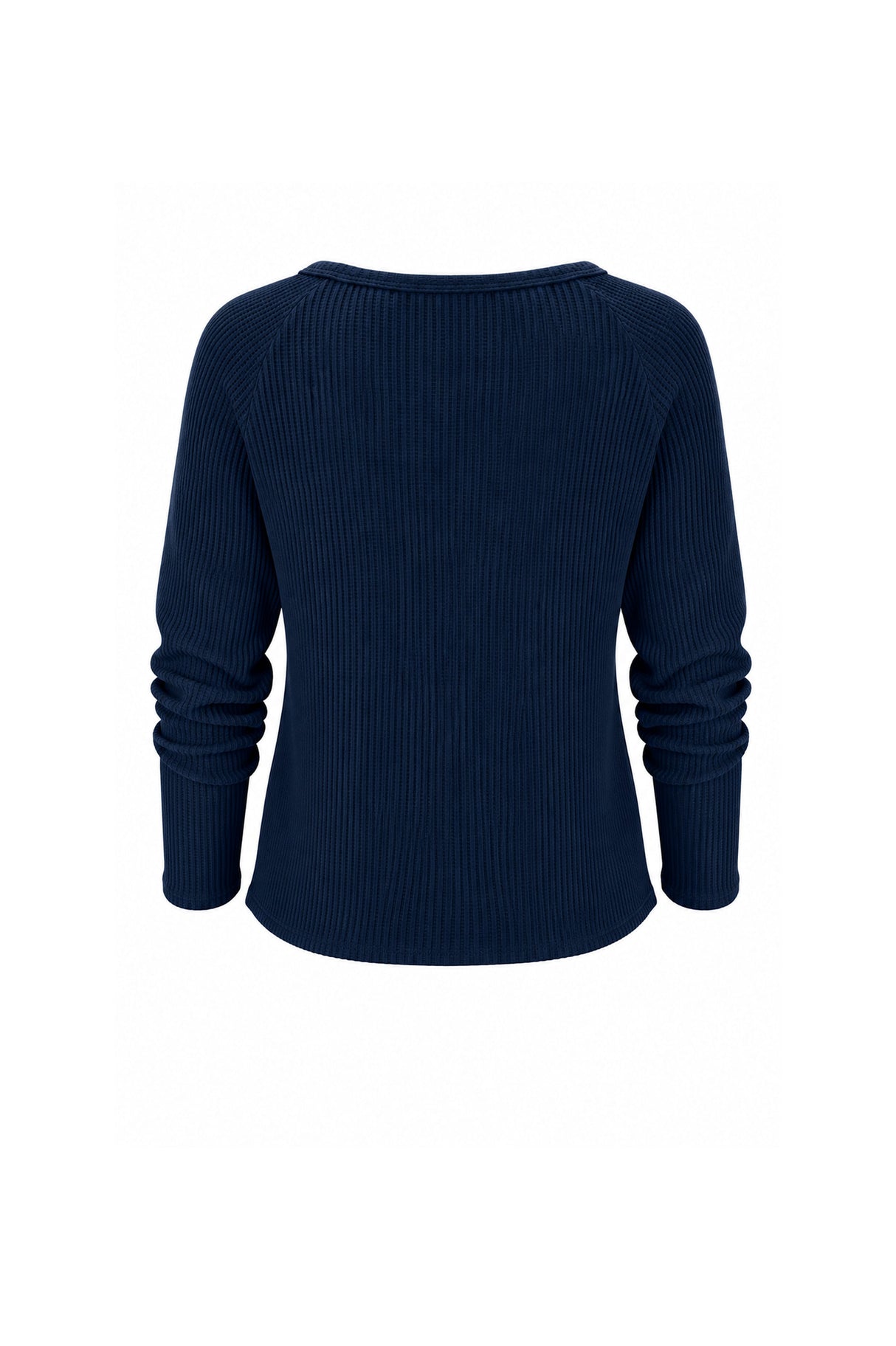 Jules Waffle Knit Organic Cotton V-Neck Pullover