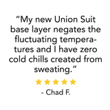 Midweight - Union Suit 100% Merino Wool
