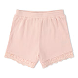 Organic Ruffle Top & Shorts Set - Blush