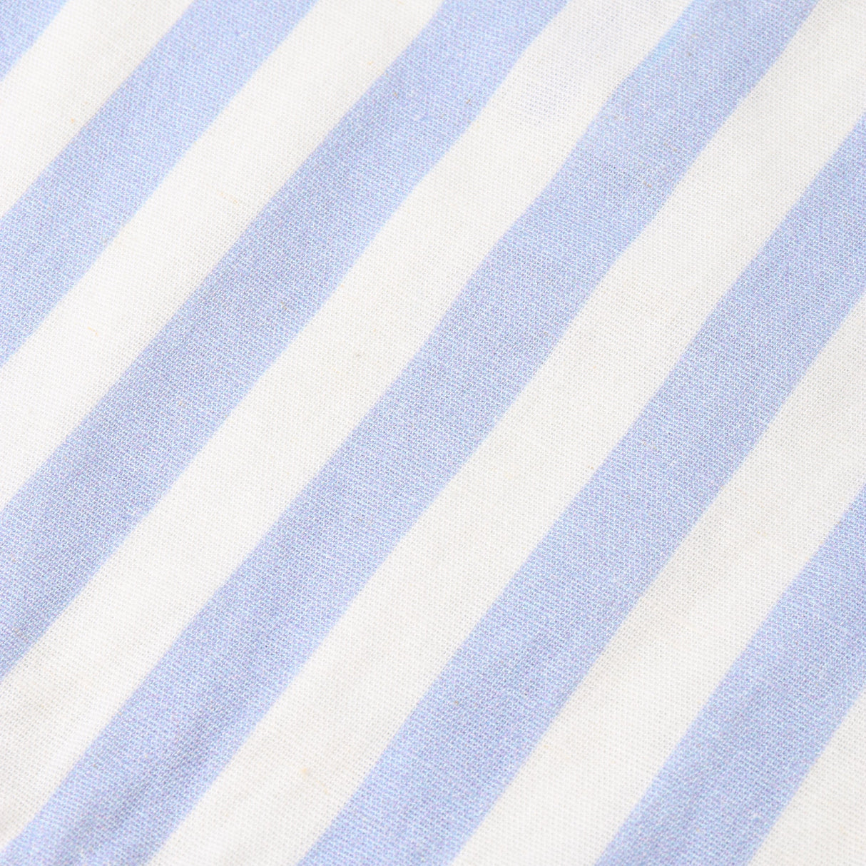 Organic Collared Romper - Blue Stripes