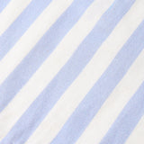 Organic Collared Romper - Blue Stripes
