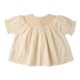 Organic Smocked Top & Shorts Set - Butter Yellow