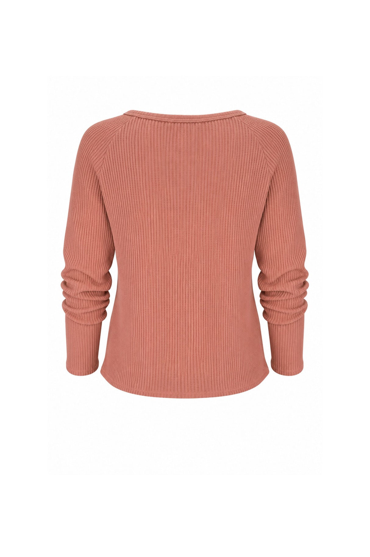 Jules Waffle Knit Organic Cotton V-Neck Pullover