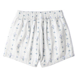 Organic Smocked Top & Shorts Set - Blue Vines