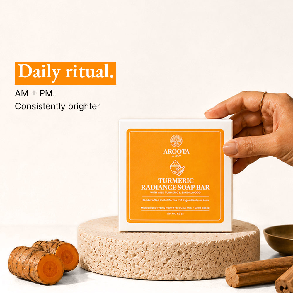 Ayurvedic Turmeric Soap Bar with Cow Milk & Ghee (Pitta)