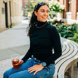 Midweight - Women's Long Sleeve Turtleneck 100% Merino Wool