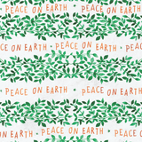 Peace on Earth • Double-Sided Eco Holiday Gift Wrap