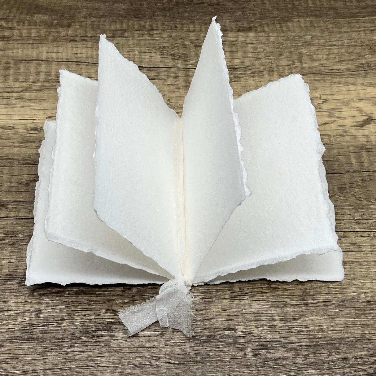 Handmade Cotton Vow Books (Pair) – Embossed or Blank