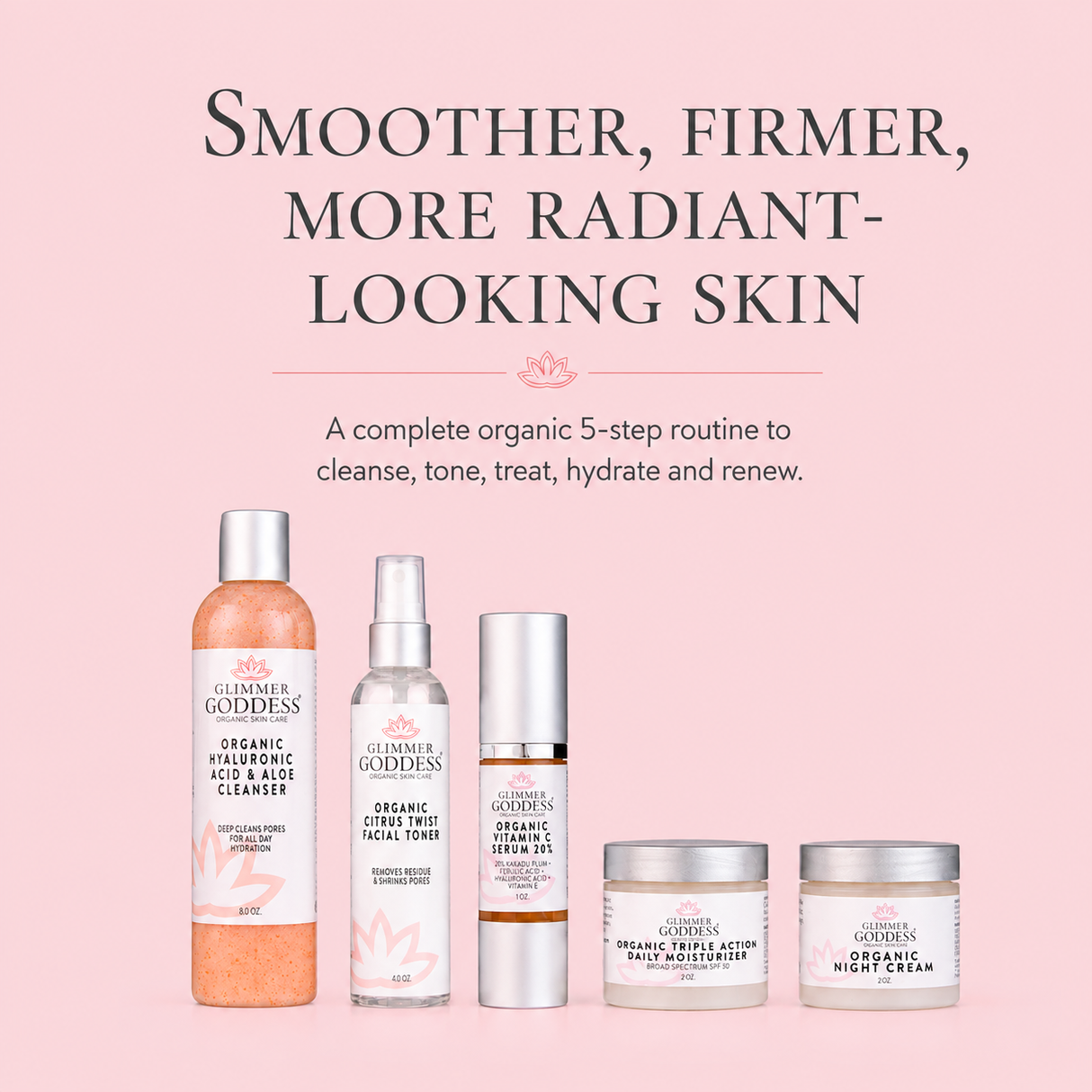 Organic Anti-Wrinkle Solution 5 PC Kit