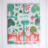 Watercolor Cactus • Double-Sided Eco Wrapping Paper • Everyday Edition
