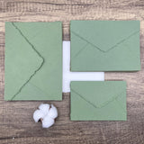Desert Sage Handmade Cotton Envelopes (Set of 10)