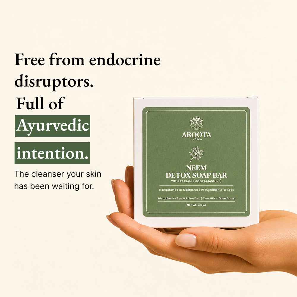 Ayurvedic Neem Cleansing  Soap Bar with Cow Milk & Ghee (Tridoshic)