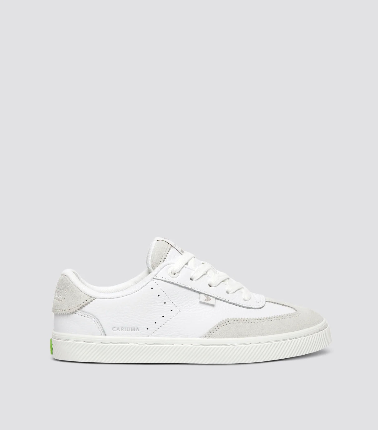 TOCA Pebbled Leather White Suede Smoke White