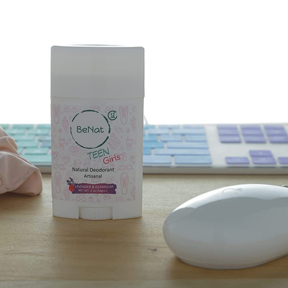 2-Pack all-Natural Deodorants for Kids & Teens