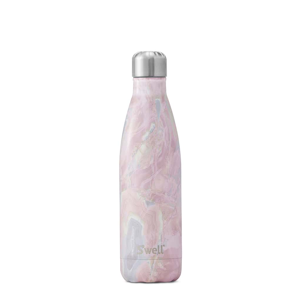 Geode Rose Insulated Stainless Steel Bottle – 17 oz