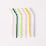 Classic 6" Glass Straw Set - Meadow