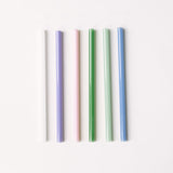 Classic 6" Glass Straw Set - Cote d'Azur