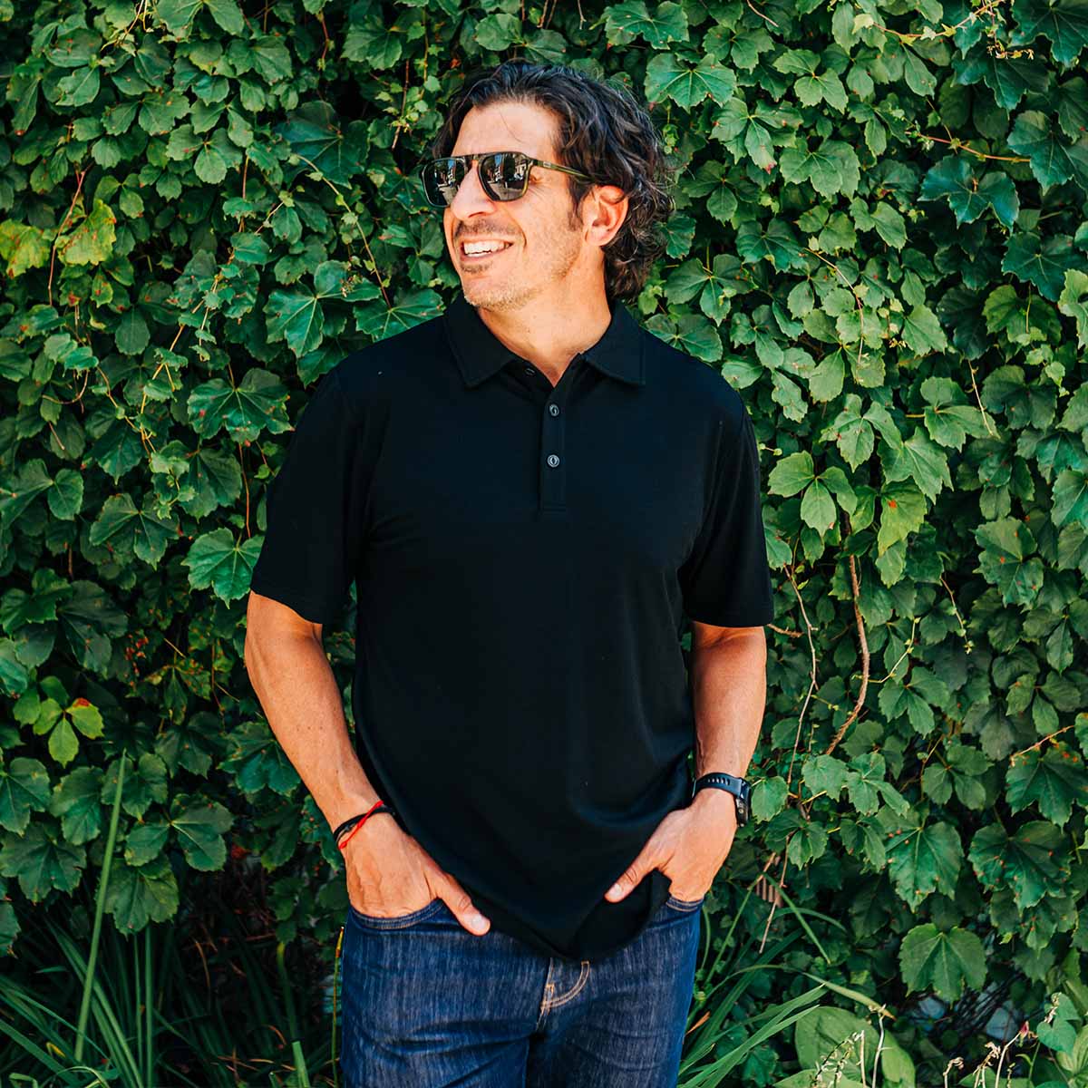 Microweight - Men's Wool Polo Woolverino