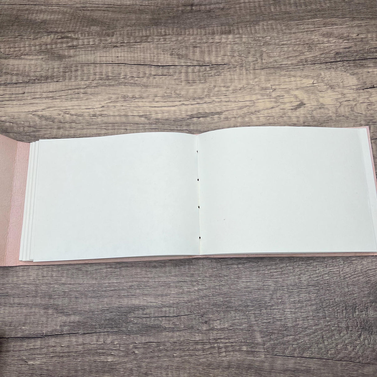 Leather-Bound Cotton Sketchbook – 185gsm Smooth Paper (A4 or A5)