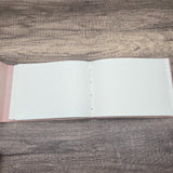 Leather-Bound Cotton Sketchbook – 185gsm Smooth Paper (A4 or A5)