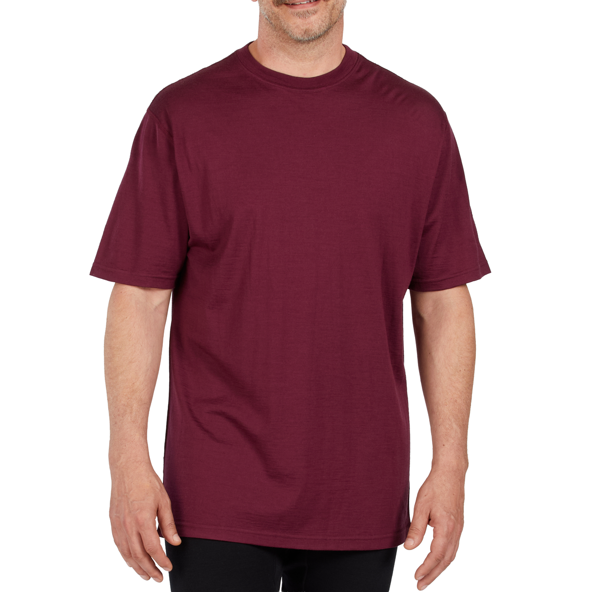 Lightweight - Algonquin Men's Wool T Shirt Crew 100% Merino Wool