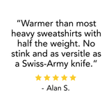 Heavyweight - Men's Wool 1/4 Zip Wilderness