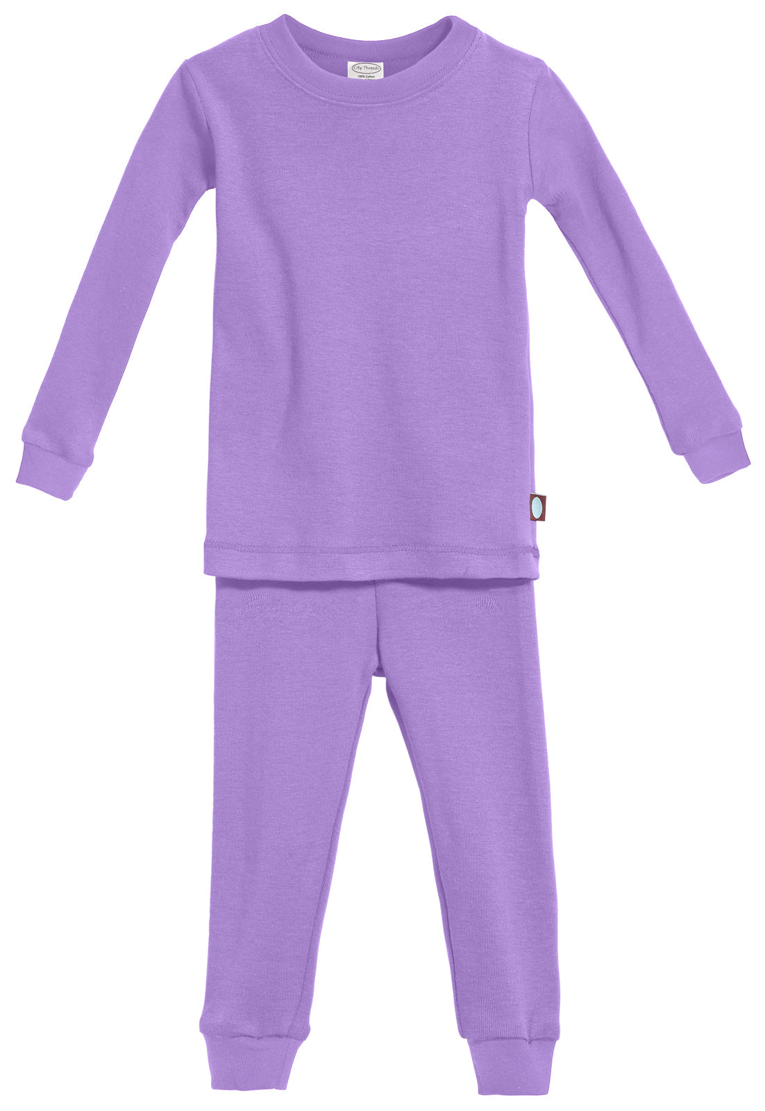 Boys and Girls Soft Organic Cotton Snug Fit Pajama Sets   | Deep Purple