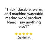 Heavyweight - Kobuk 1/4 Zip 100% Merino Wool