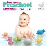 Organic Rubber Seahorse Rattle, Teether & Bath Toy